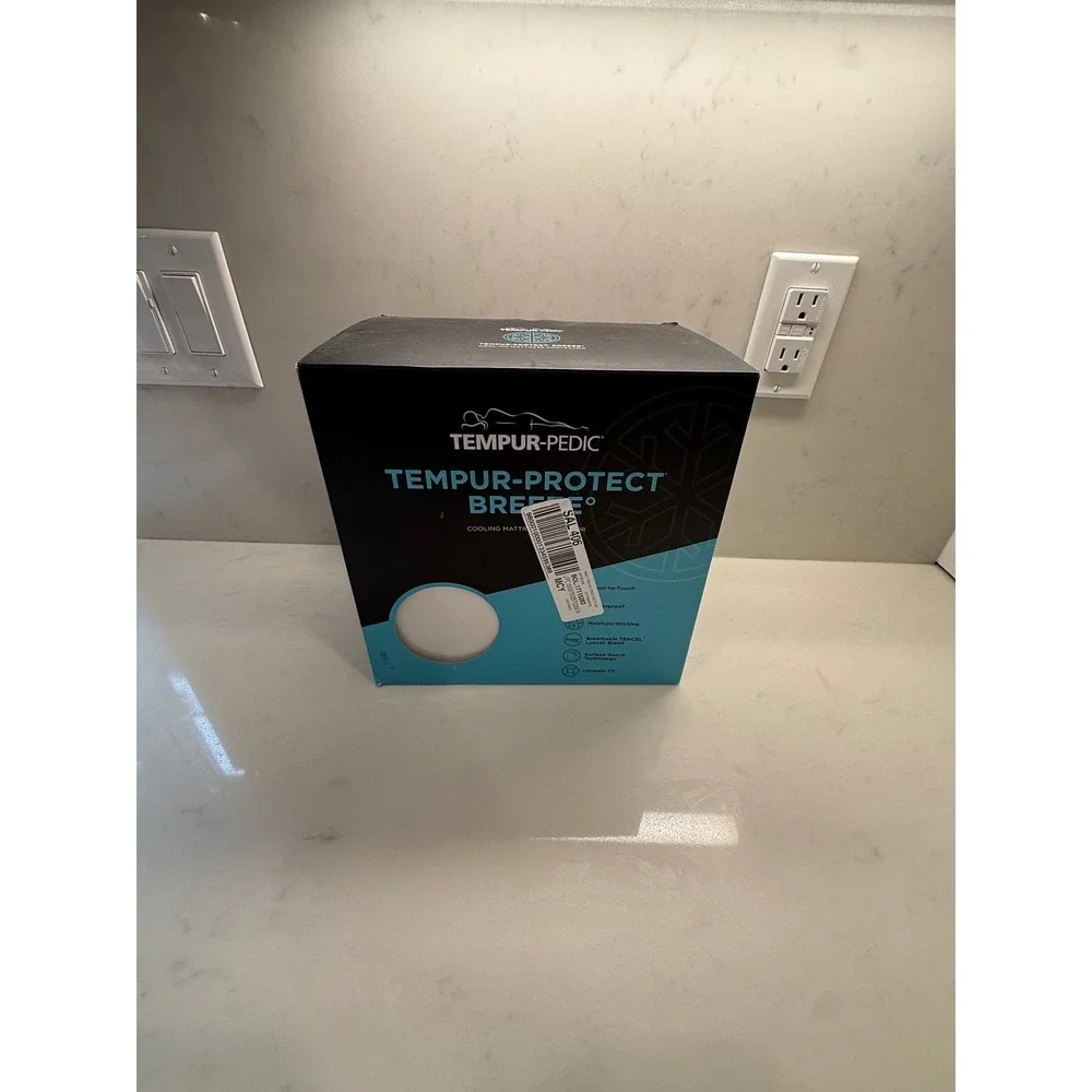Tempur-Pedic Tempur-Protect Breeze Cooling Mattress Protector Split Cal King